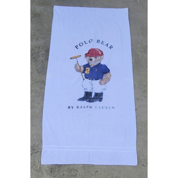 Vtg Polo Ralph Lauren Beach Towel - Picture 1 of 5